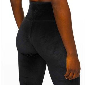 Lululemon BLK velvet Wunder Lounge HR Tights 8